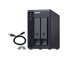 QNAP QNAP TR-002 behuizing voor opslagstations HDD-/SSD-behuizing Zwart 2.5/3.5"