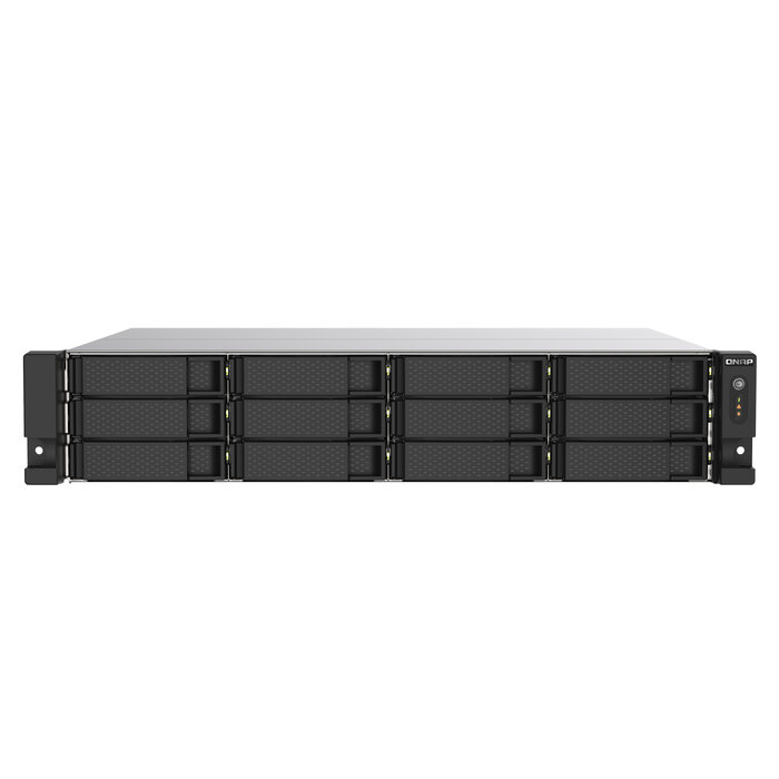 QNAP QNAP TS-1273AU-RP-8G data-opslag-server NAS Rack (2U) Ethernet LAN Aluminium, Zwart V1500B