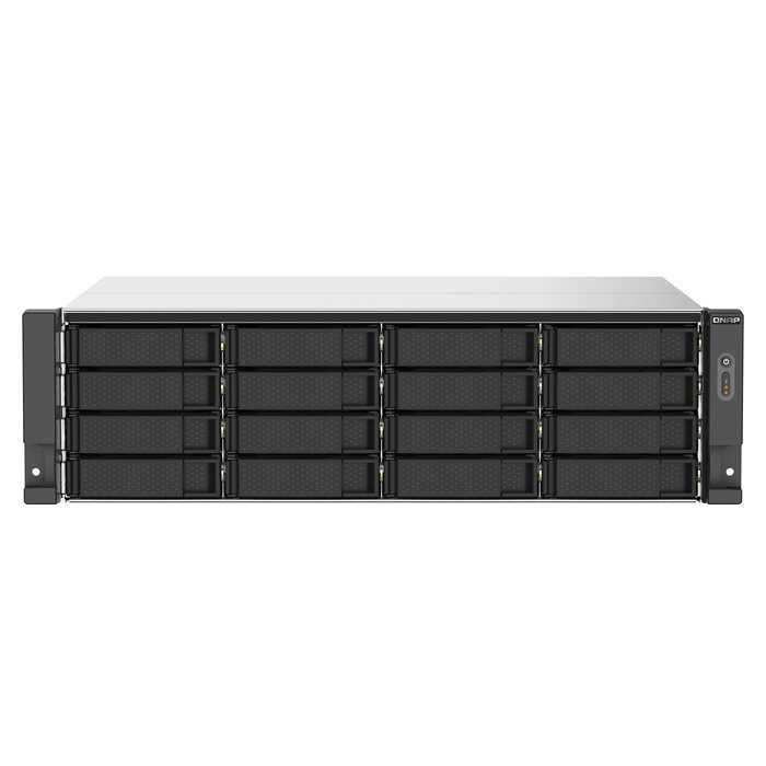 QNAP QNAP TS-1673AU-RP-16G data-opslag-server NAS Rack (3U) Ethernet LAN Zwart, Grijs V1500B