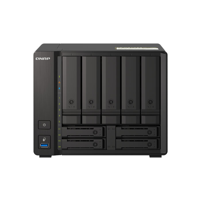 QNAP QNAP TS-H973AX NAS Tower Ethernet LAN Zwart V1500B