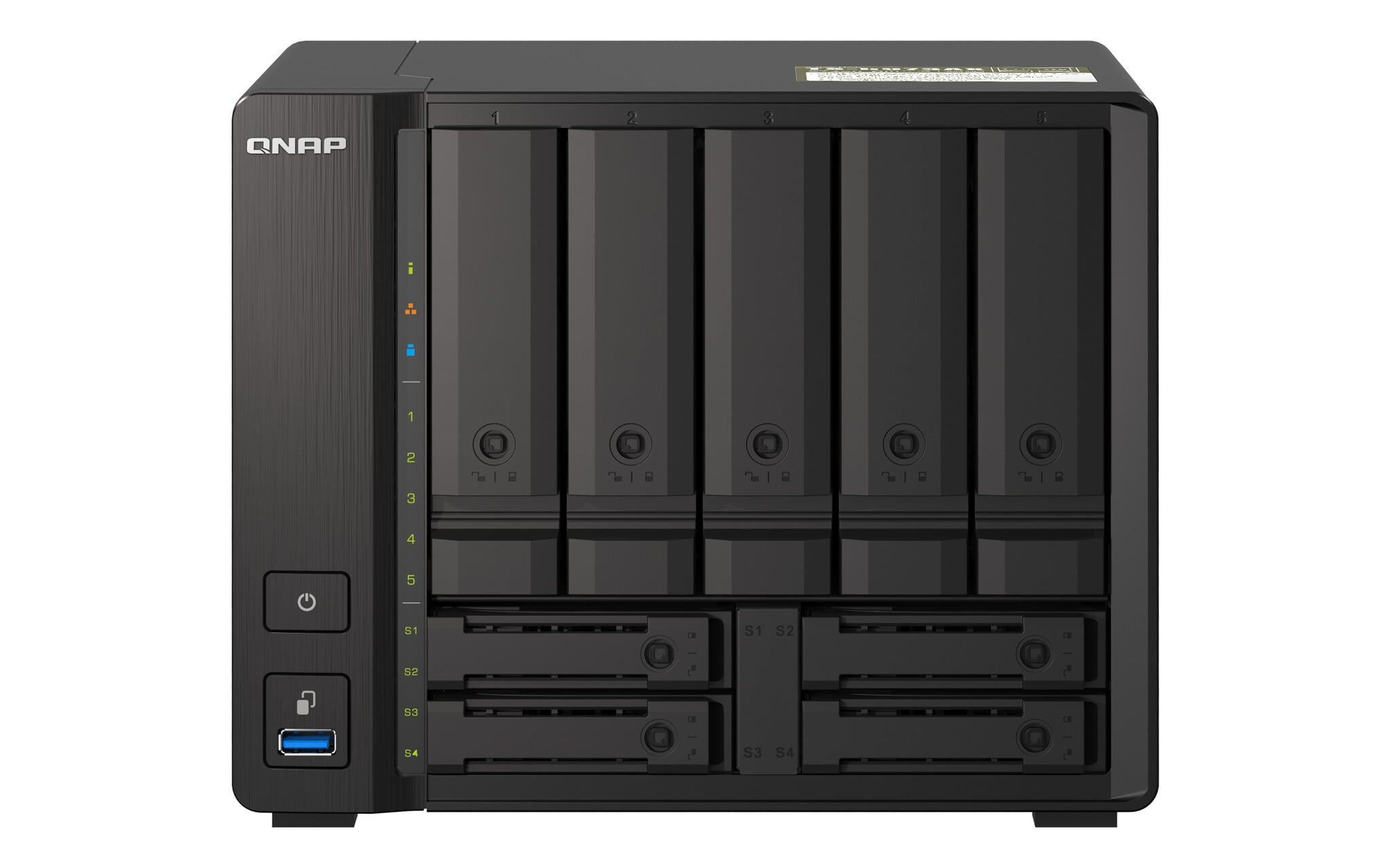 QNAP QNAP TS-H973AX NAS Tower Ethernet LAN Zwart V1500B