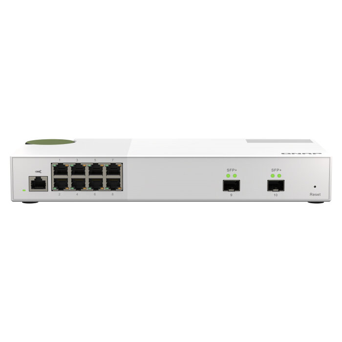 QNAP QNAP QSW-M2108-2S netwerk-switch Managed L2 2.5G Ethernet (100/1000/2500) Grijs