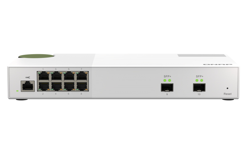 QNAP QNAP QSW-M2108-2S netwerk-switch Managed L2 2.5G Ethernet (100/1000/2500) Grijs