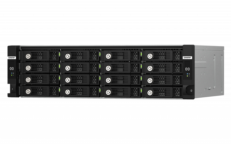 QNAP QNAP TL-R1620Sdc HDD-/SSD-behuizing Zwart 2.5/3.5"