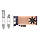 QNAP QM2-2P2G2T netwerkkaart Intern Ethernet 2500 Mbit/s