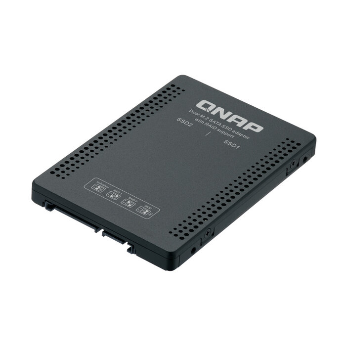 QNAP QNAP QDA-A2MAR behuizing voor opslagstations SDD-behuizing Zwart M.2
