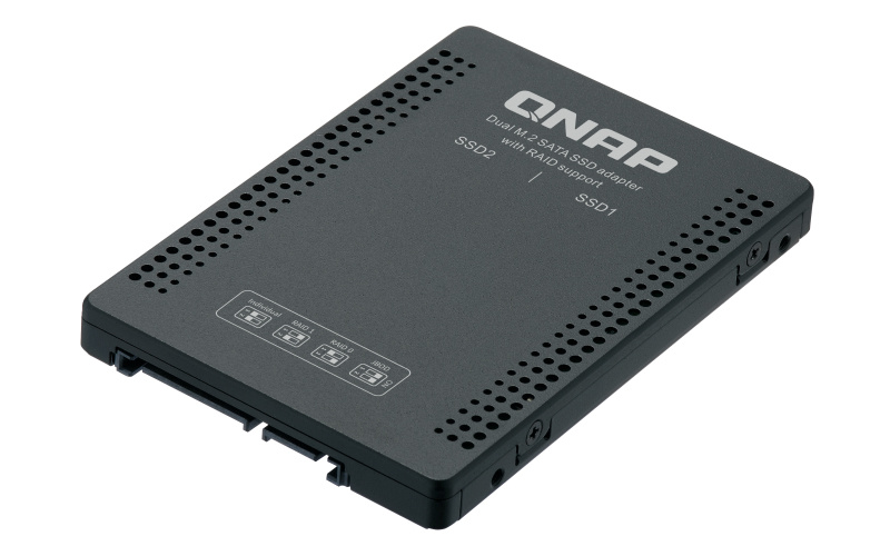 QNAP QNAP QDA-A2MAR behuizing voor opslagstations SDD-behuizing Zwart M.2
