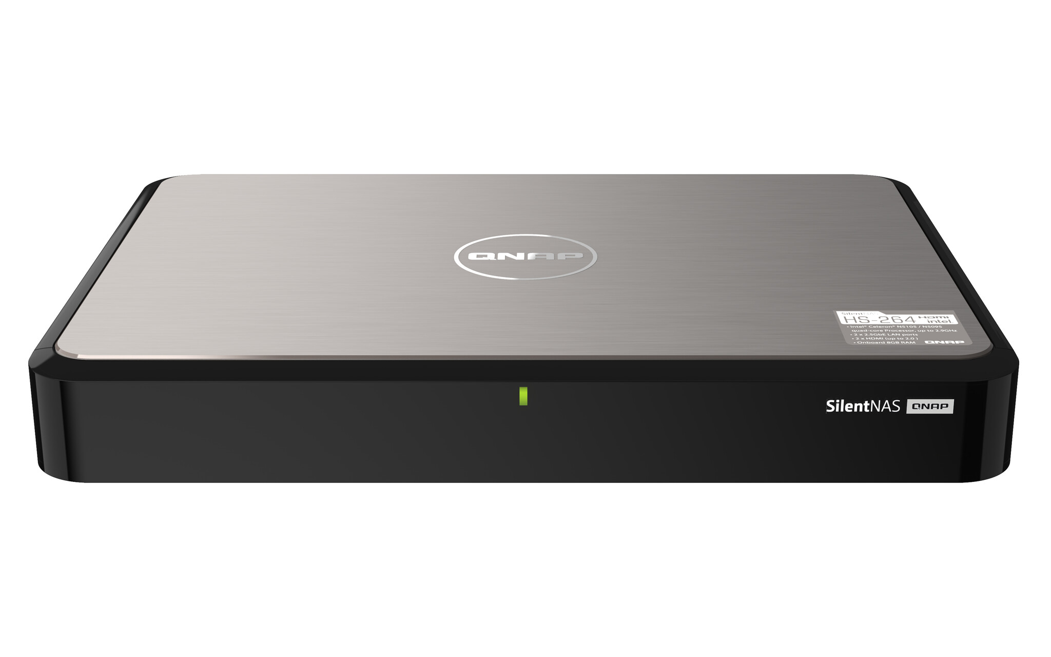 QNAP QNAP HS-264 NAS Tower Ethernet LAN Zwart N5105