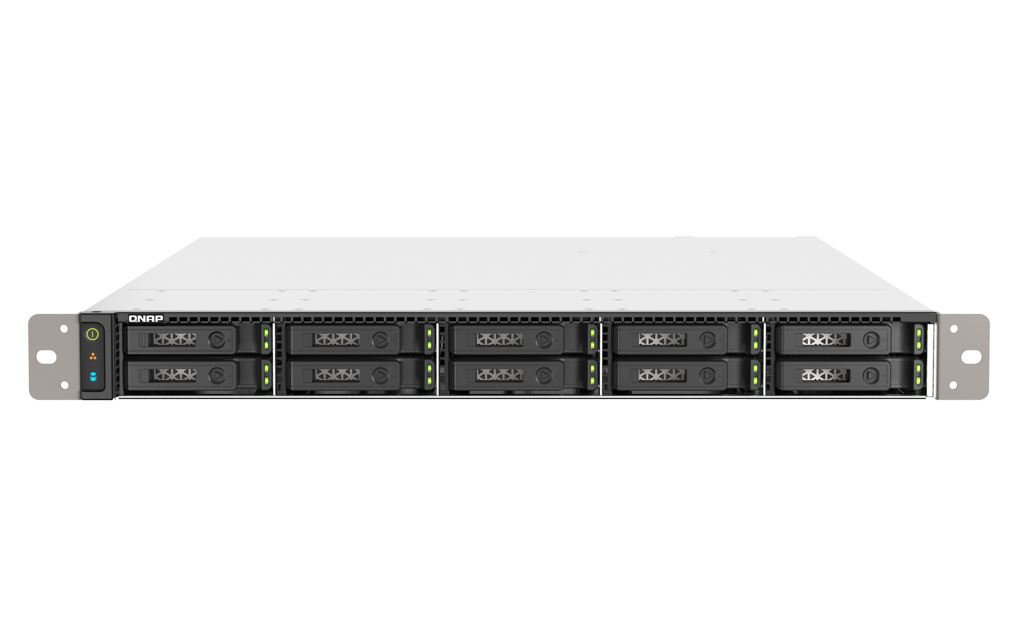 QNAP QNAP TS-h1090FU NAS Rack (1U) Ethernet LAN Zwart, Grijs 7302P