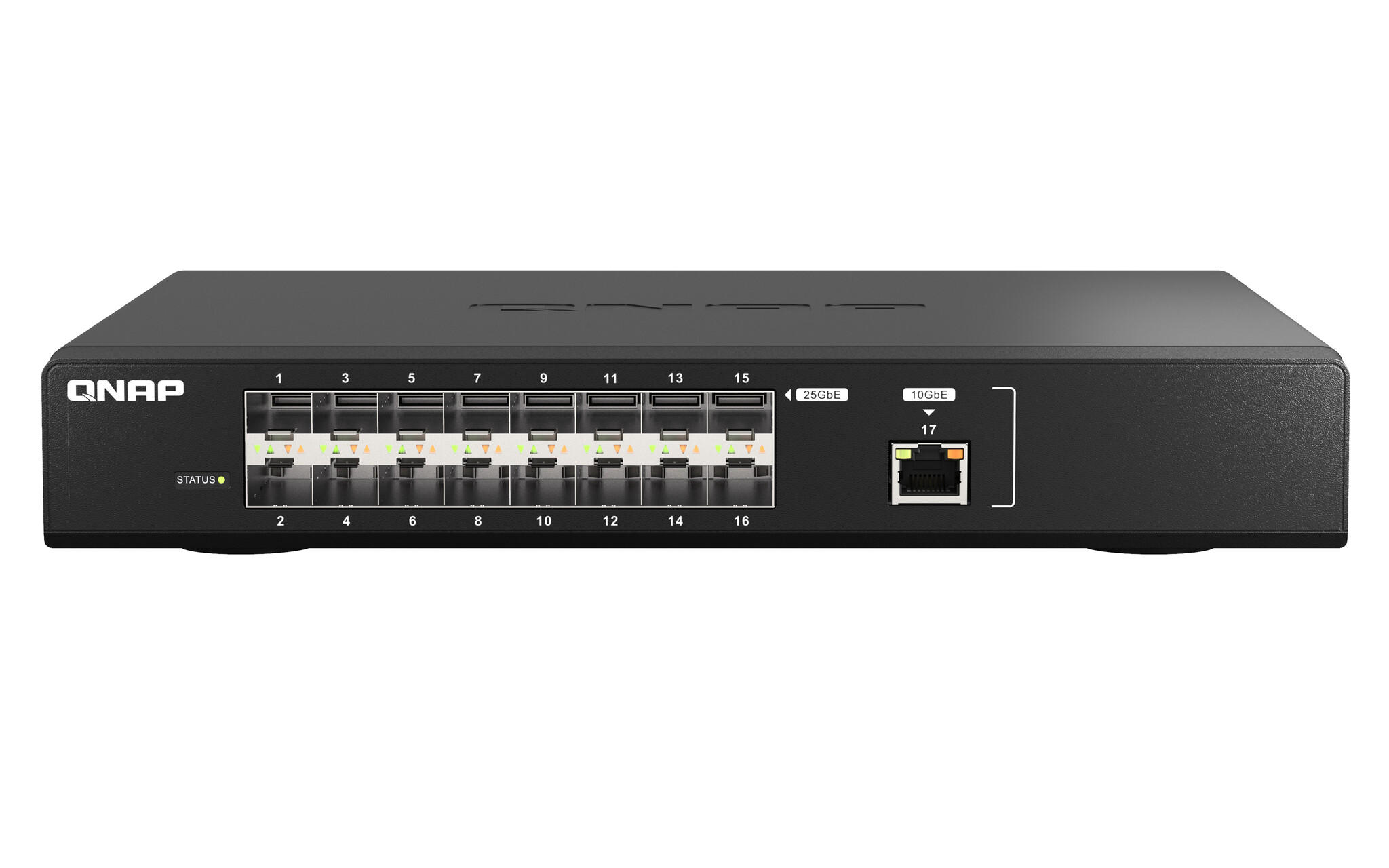 QNAP QNAP QSW-M5216-1T netwerk-switch Managed L2 Zwart