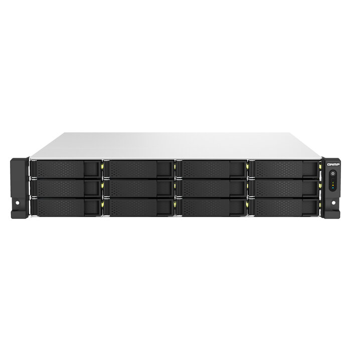 QNAP QNAP TS-H1887XU-RP NAS Rack (2U) Ethernet LAN Zwart, Wit E-2336
