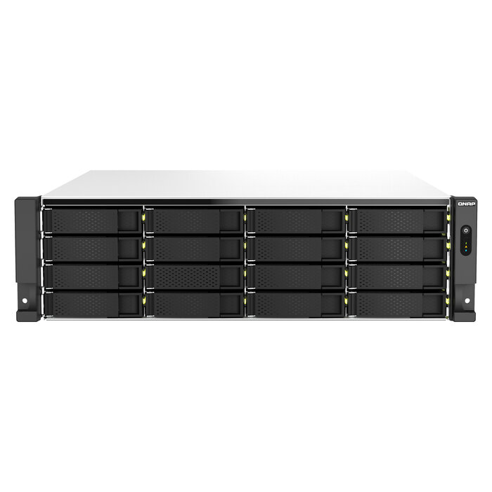 QNAP QNAP TS-h2287XU-RP NAS Rack (3U) Ethernet LAN Zwart, Wit E-2336