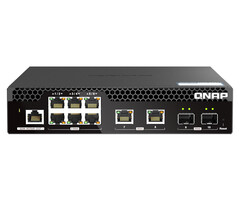 QNAP QNAP QSW-M2106R-2S2T netwerk-switch Managed L2 10G Ethernet (100/1000/10000) 1U Zwart