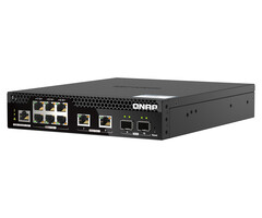 QNAP QNAP QSW-M2106PR-2S2T netwerk-switch Managed L2 10G Ethernet (100/1000/10000) Power over Ethernet (PoE) 1U Zwart
