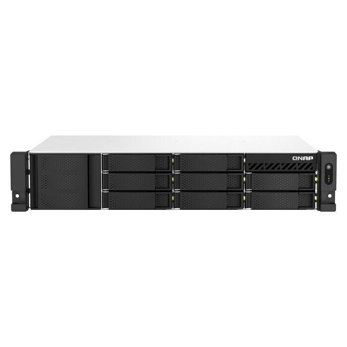 QNAP QNAP TS-864EU-8G data-opslag-server NAS Rack (2U) Ethernet LAN Zwart