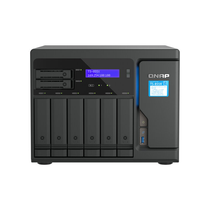 QNAP QNAP TS-855X SAN Tower Ethernet LAN Zwart C5125