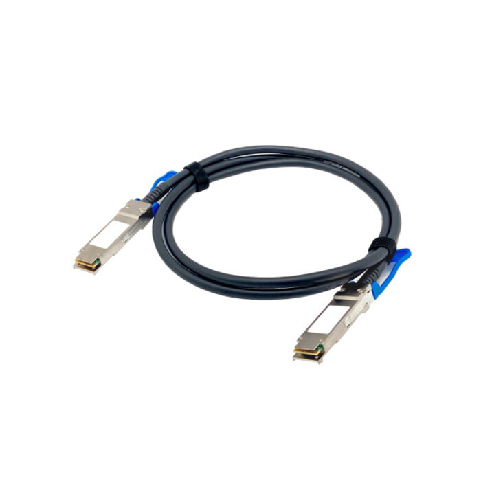 QNAP QNAP CAB-DAC15M-Q28 InfiniBand en Glasvezelkabel 1,5 m QSFP28 Zwart
