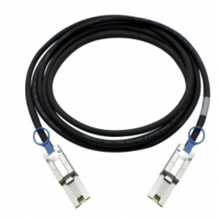QNAP QNAP MINI SAS CABLE (SFF-8088) 3M ES1640DC EJ1600 Zwart