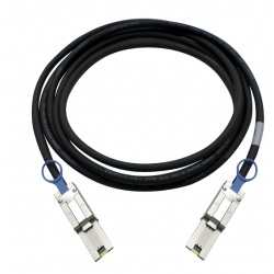 QNAP QNAP MINI SAS CABLE (SFF-8088) 3M ES1640DC EJ1600 Zwart