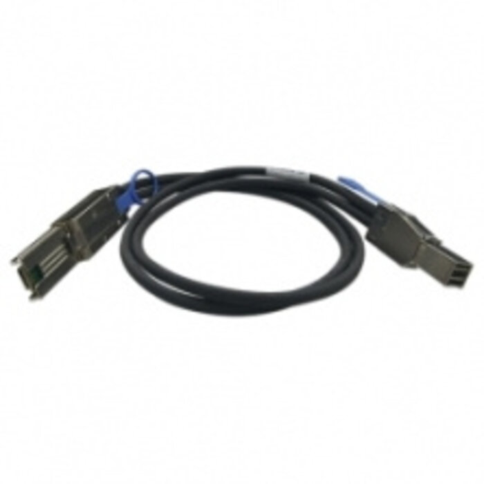 QNAP QNAP CAB-SAS20M-8644-8088 Serial Attached SCSI (SAS)-kabel 2 m Zwart, Metallic