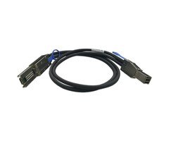 QNAP QNAP CAB-SAS30M-8644-8088 Serial Attached SCSI (SAS)-kabel 1 m Zwart, Metallic