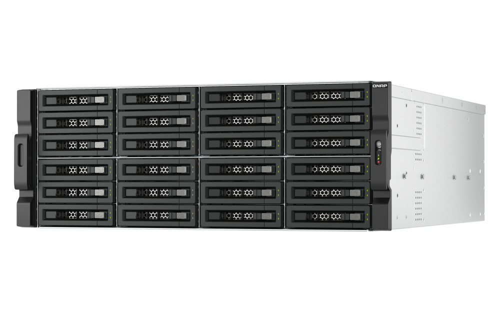 QNAP QNAP TL-R2400PES-RP behuizing voor opslagstations HDD-/SSD-behuizing Zwart, Grijs 2.5/3.5"