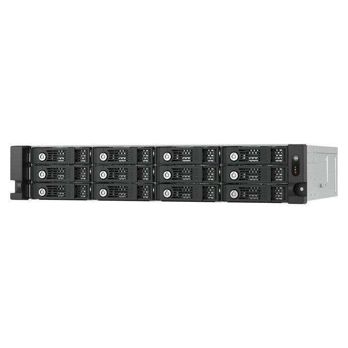 QNAP QNAP TL-R1200PES-RP behuizing voor opslagstations HDD-/SSD-behuizing Zwart, Grijs 2.5/3.5"