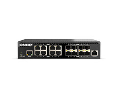 QNAP QNAP QSW-M3216R-8S8T netwerk-switch Managed L2/L3 10G Ethernet (100/1000/10000) 1U Zwart
