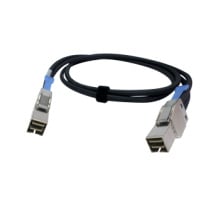 QNAP QNAP CAB-PCIE10M-8644-4X Serial Attached SCSI (SAS)-kabel 1 m Zwart