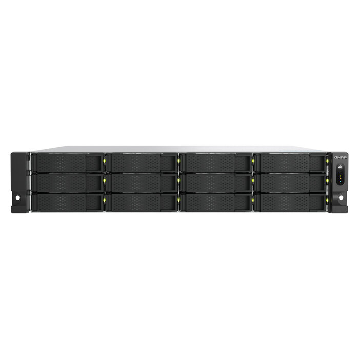 QNAP QNAP TS-H1277AXU-RP NAS Rack (2U) Ethernet LAN Zwart E-2136