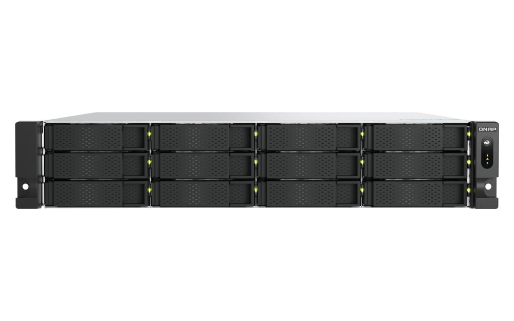 QNAP QNAP TS-H1277AXU-RP NAS Rack (2U) Ethernet LAN Zwart E-2136