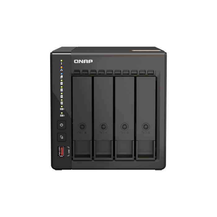 QNAP QNAP QVP-41C data-opslag-server NAS Tower Ethernet LAN Zwart J6412