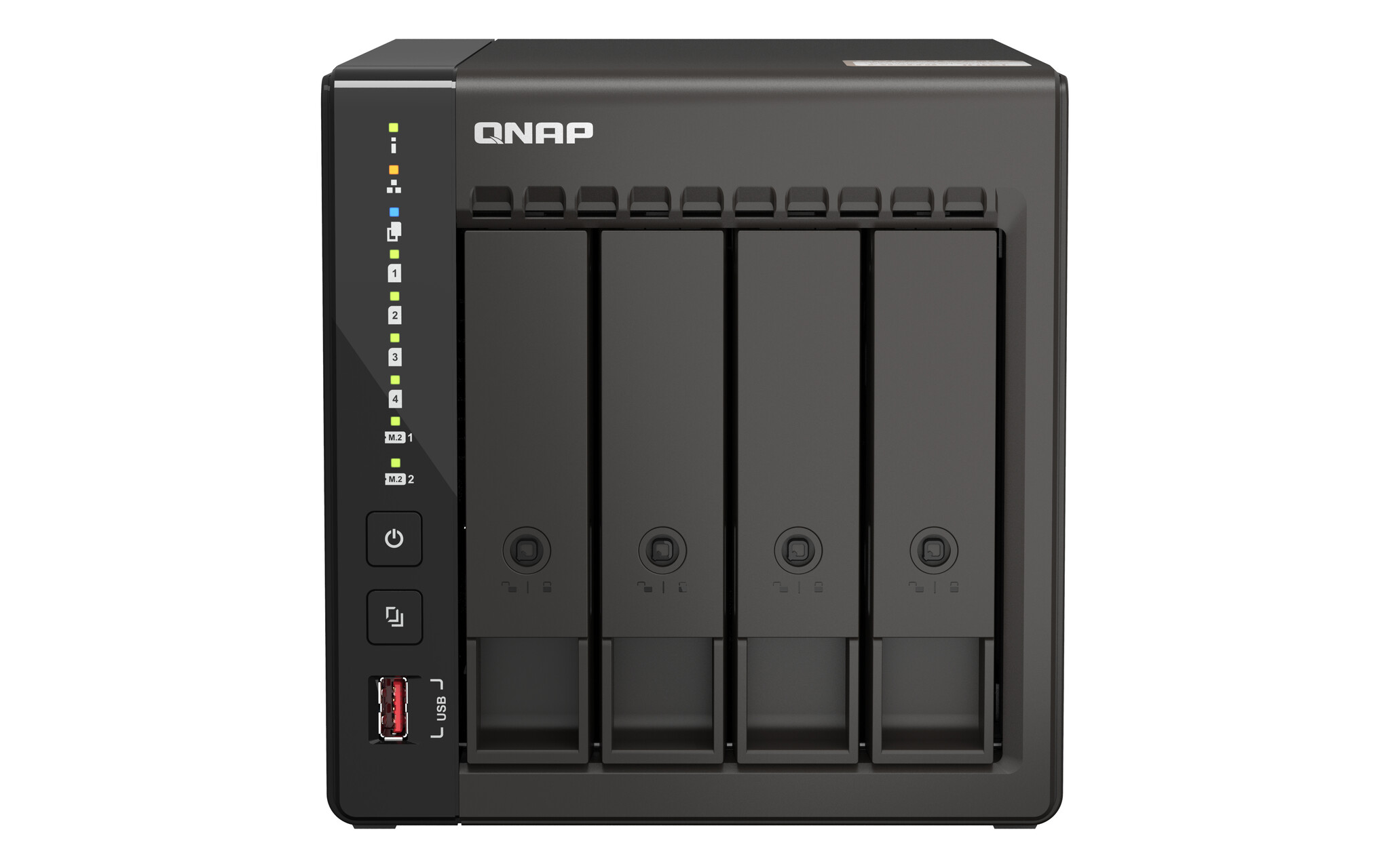 QNAP QNAP QVP-41C data-opslag-server NAS Tower Ethernet LAN Zwart J6412