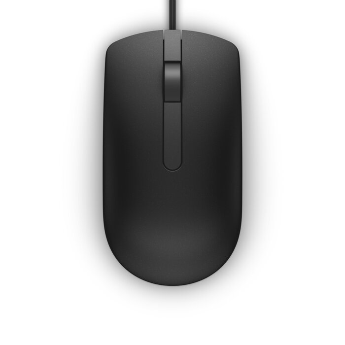 Dell DELL MS116 muis Ambidextrous USB Type-A Optisch 1000 DPI