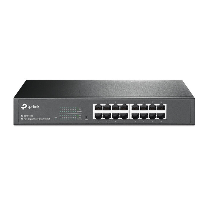 TP-Link TP-Link TL-SG1016DE Managed L2 Gigabit Ethernet (10/100/1000) 1U Zwart