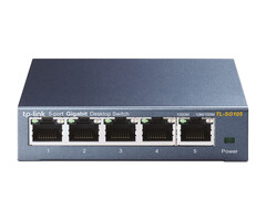 TP-Link TP-Link TL-SG105 Unmanaged Gigabit Ethernet (10/100/1000) Zwart