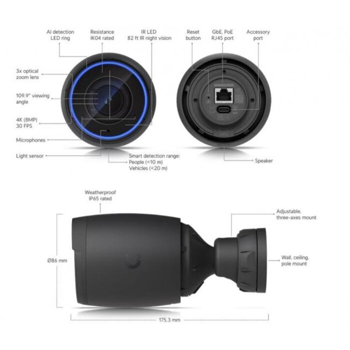 Ubiquiti Ubiquiti UniFi Video Camera UVC-AI-Pro white