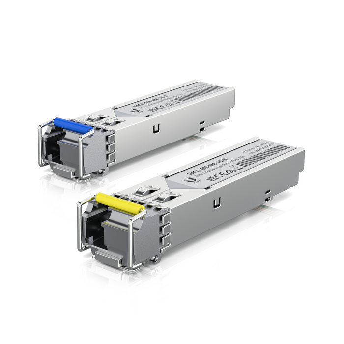 Ubiquiti Ubiquiti UACC-OM-SM-1G-S-2 netwerk transceiver module Vezel-optiek 1250 Mbit/s SFP
