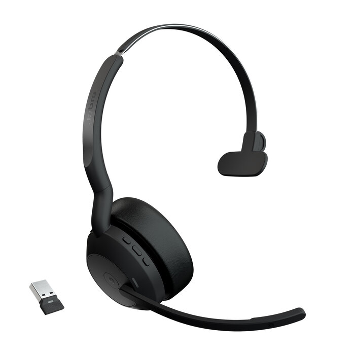 Jabra Jabra 25599-899-999 hoofdtelefoon/headset Draadloos Hoofdband Kantoor/callcenter Bluetooth Zwart