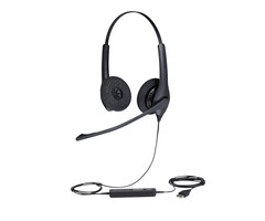 Jabra Jabra Biz 1500 Duo USB Headset Bedraad Hoofdband Kantoor/callcenter USB Type-A Bluetooth Zwart
