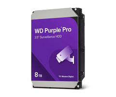 Western Digital Purple Pro Smart Video HDD 8TB interne harde schijf 7200 RPM 3.5" SATA (WD8002PURP)