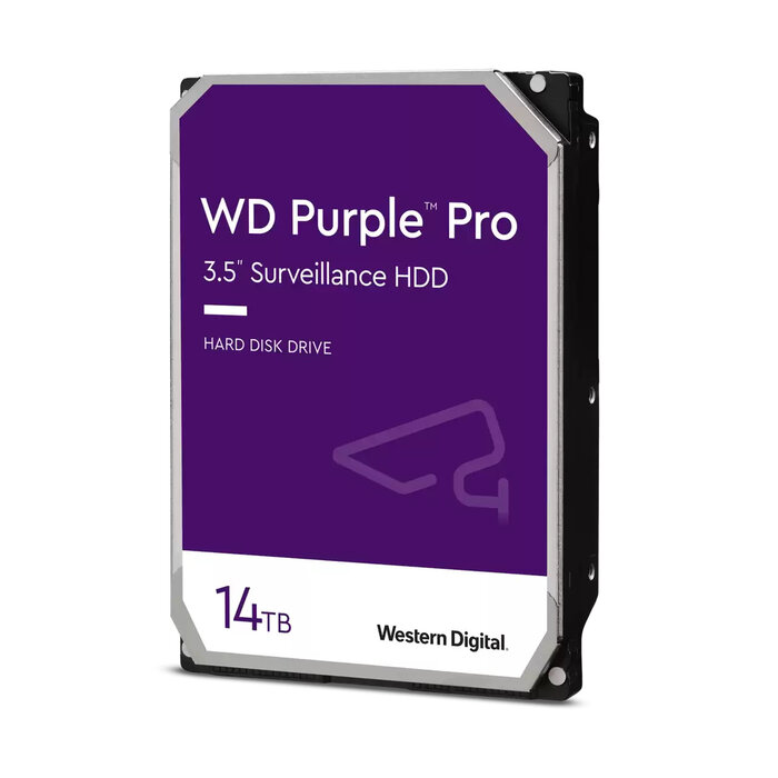 Western Digital Western Digital Purple Pro WD142PURP interne harde schijf 14 TB 7200 RPM 512 MB 3.5" SATA III