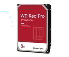 Western Digital Western Digital Red Pro interne harde schijf 8 TB 7200 RPM 256 MB 3.5" SATA