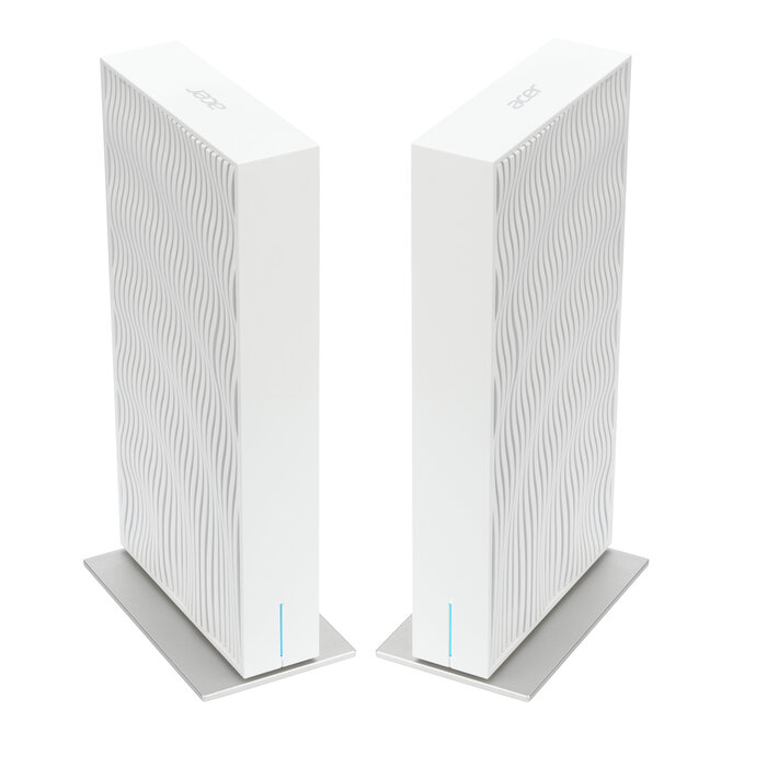 Acer Acer Wave 7, wifi 7 Mesh Router, EU plug, dual pack draadloze router Gigabit Ethernet