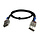 QNAP CAB-PCIE10M-8644-8X Serial Attached SCSI (SAS)-kabel 1 m Zwart