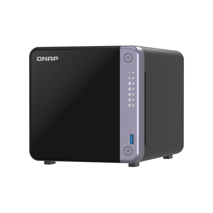 QNAP QNAP TS-432X-4G data-opslag-server NAS Tower Alpine Alpine AL-524 4 GB DDR4 QNAP QTS Zwart