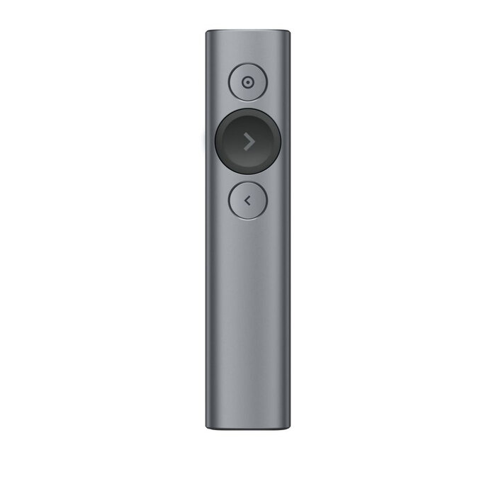 Logitech Logitech Spotlight Draadloze presenter Bluetooth/RF Grijs