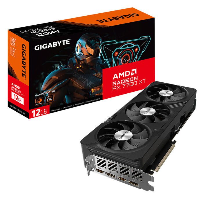 Gigabyte GIGABYTE GAMING Radeon RX 7700 XT OC 12G AMD 12 GB GDDR6