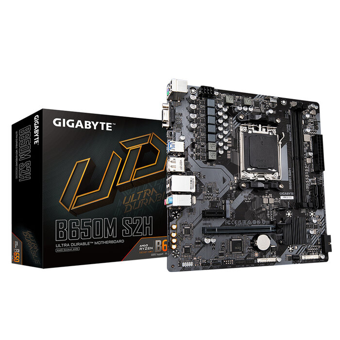 Gigabyte GIGABYTE B650M S2H moederbord AMD B650 Socket AM5 micro ATX