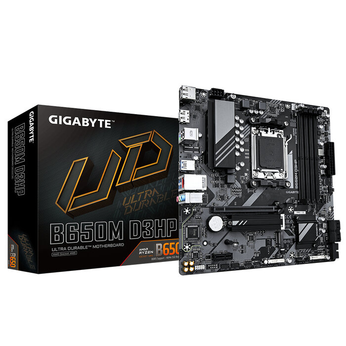 Gigabyte GIGABYTE B650M D3HP moederbord AMD B650 Socket AM5 micro ATX
